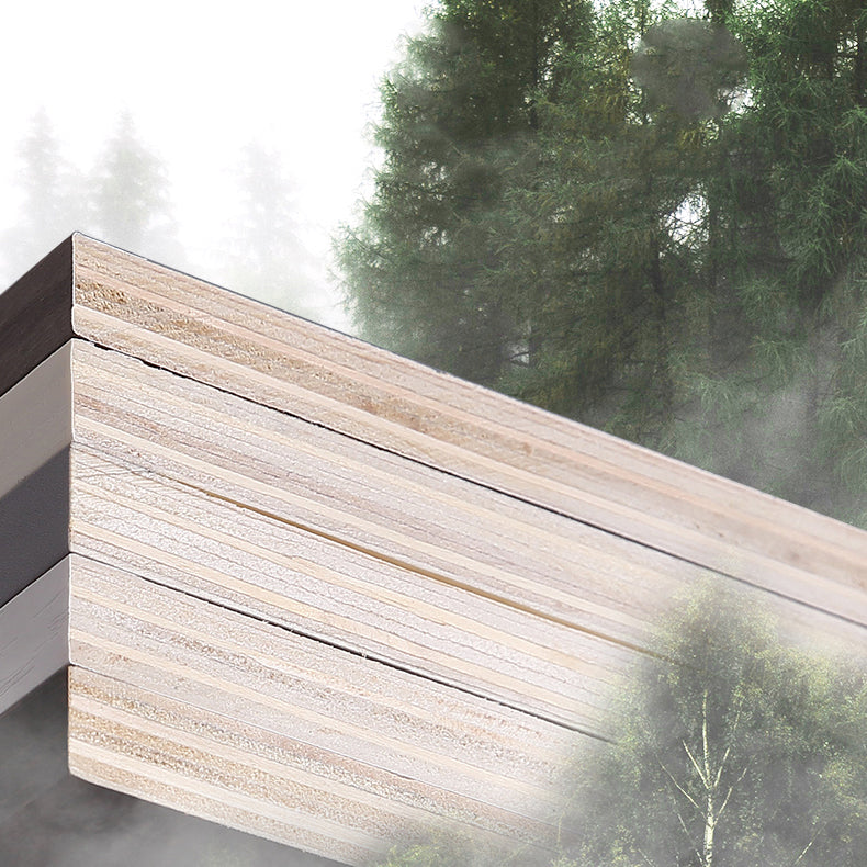 Wall Mount Vanity Mirror Single Sink Rectangle Door Wood Vanity with Drawers