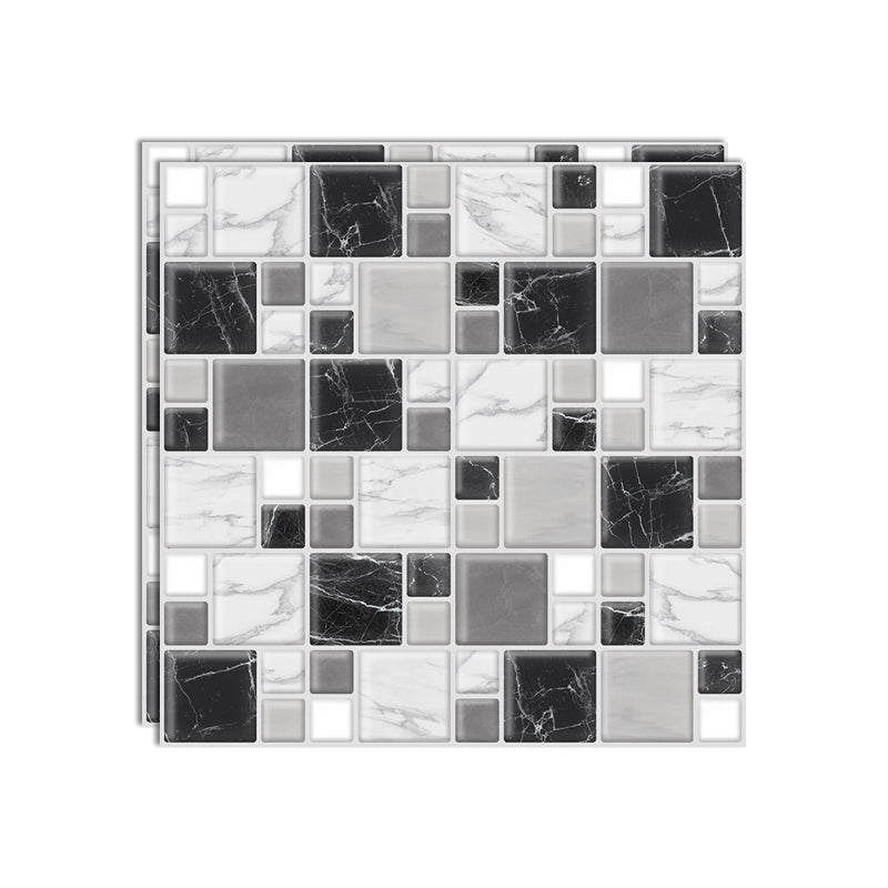 Wall Floor Tile Paste Wallpaper Floral Plaid Pattern Wallpaper Tile