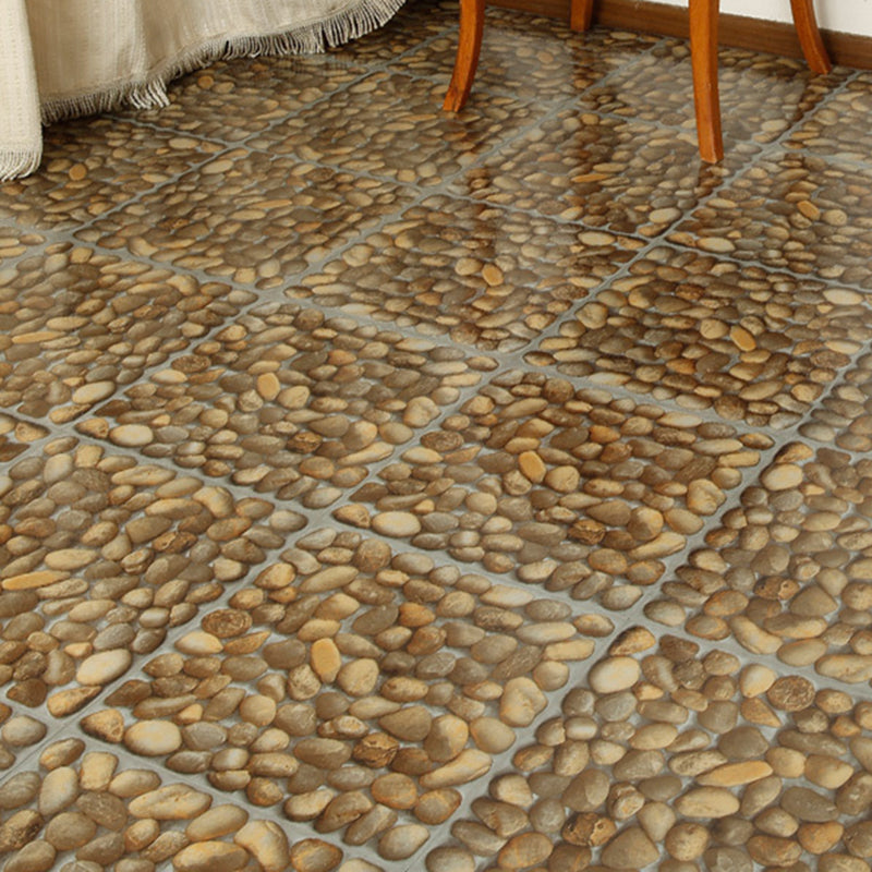 Peel and Stick PVC Flooring Matte Vinyl Flooring with Diamond Look