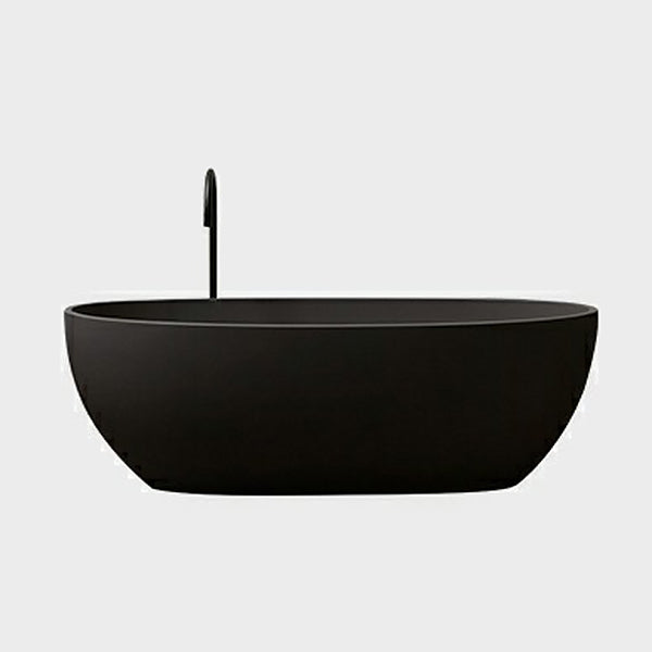 Modern Soaking Oval Bathtub Antique Finish Freestanding Bath Tub