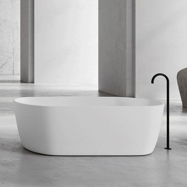 Stone Soaking Freestanding Bathtub Antique Finish Modern Bath Tub