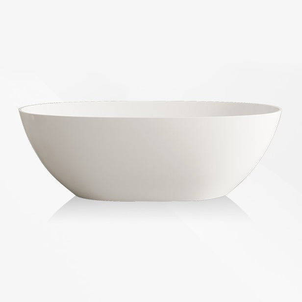 Stone Soaking Bathtub Modern Antique Finish Freestanding Bath Tub