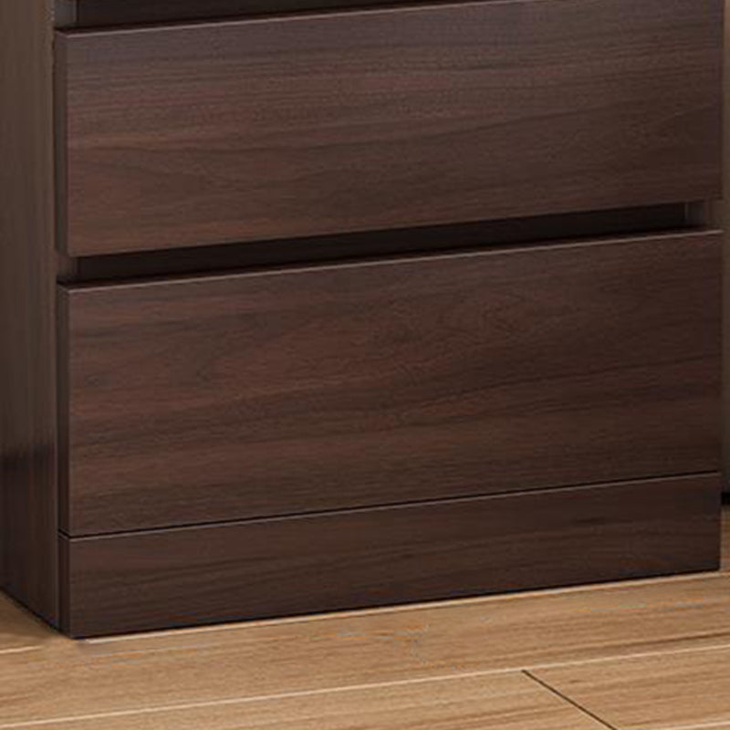 Ultra-Modern Lingerie Chest Wood Vertical Storage Chest with Drawers for Bedroom