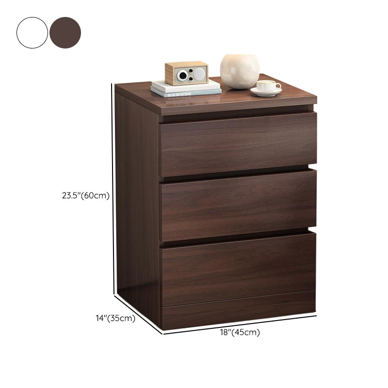 Ultra-Modern Lingerie Chest Wood Vertical Storage Chest with Drawers for Bedroom