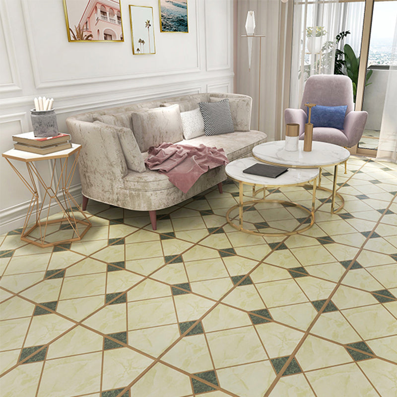 Square Vinyl Flooring Peel and Stick Stone Design PVC Flooring for Living Room