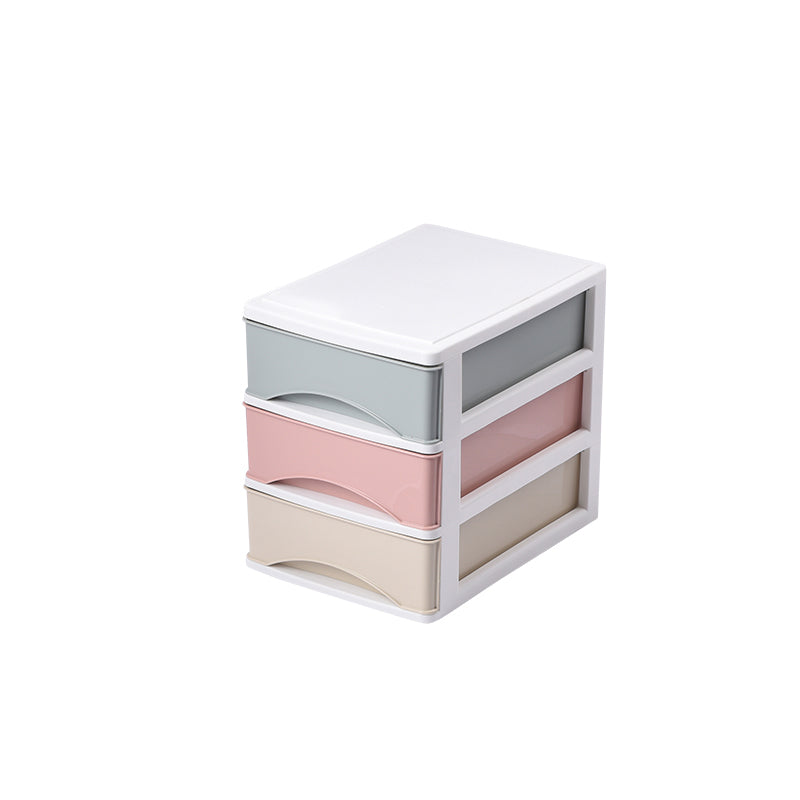 Vertical File Cabinet Color Panel Drawers Plastic File Cabinet for Home Office