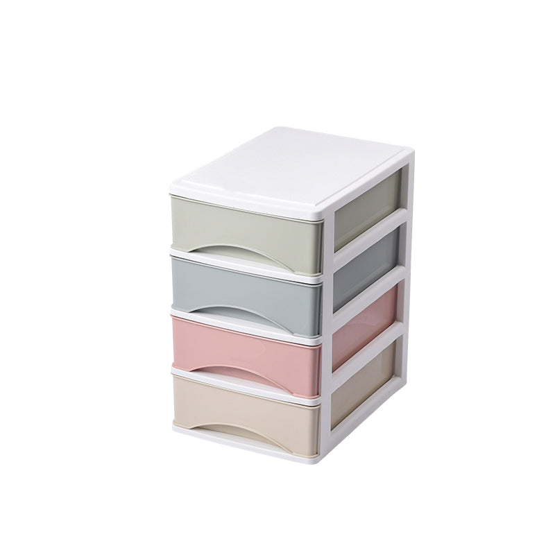 Vertical File Cabinet Color Panel Drawers Plastic File Cabinet for Home Office