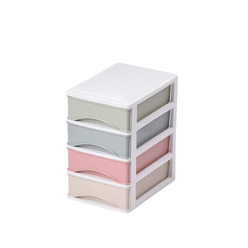 Vertical File Cabinet Color Panel Drawers Plastic File Cabinet for Home Office