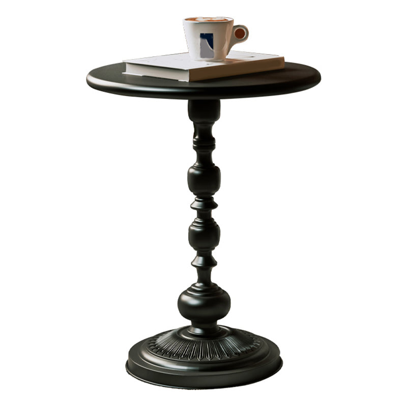 16.5" W x 16.5" D x 20.5" H Sofa Side Accent Table Metal Rustic Style Side Table