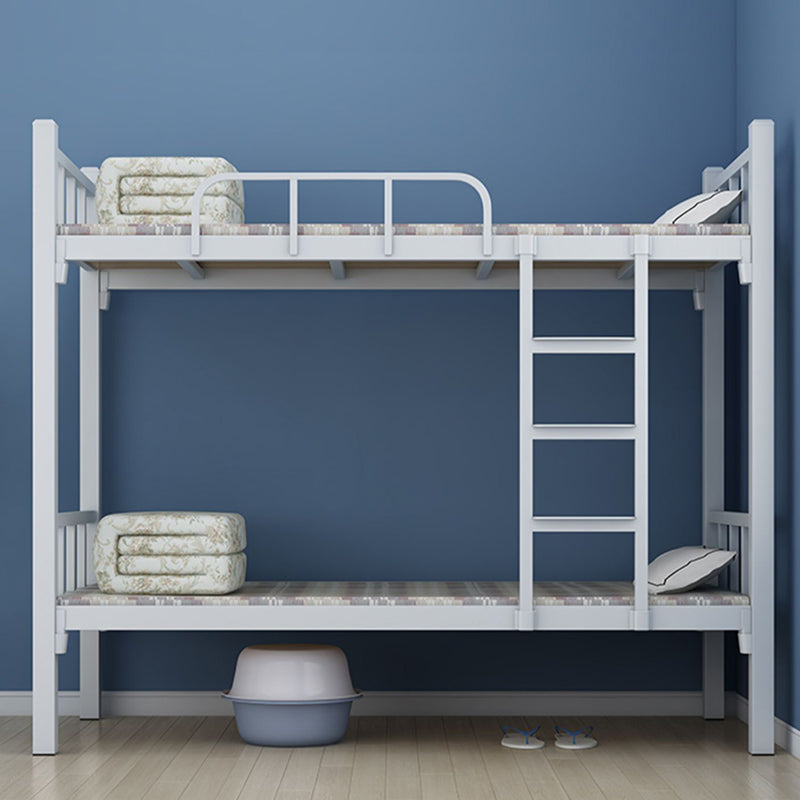 Open-Frame Bunk Bed Contemporary Iron Bed 66.93 inch High for Bedroom