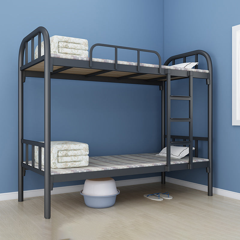 Open-Frame Bunk Bed Contemporary Iron Bed 66.93 inch High for Bedroom