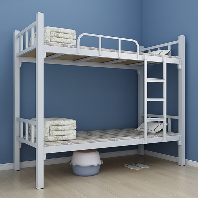 Open-Frame Bunk Bed Contemporary Iron Bed 66.93 inch High for Bedroom