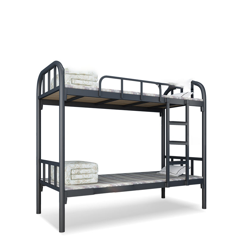 Open-Frame Bunk Bed Contemporary Iron Bed 66.93 inch High for Bedroom