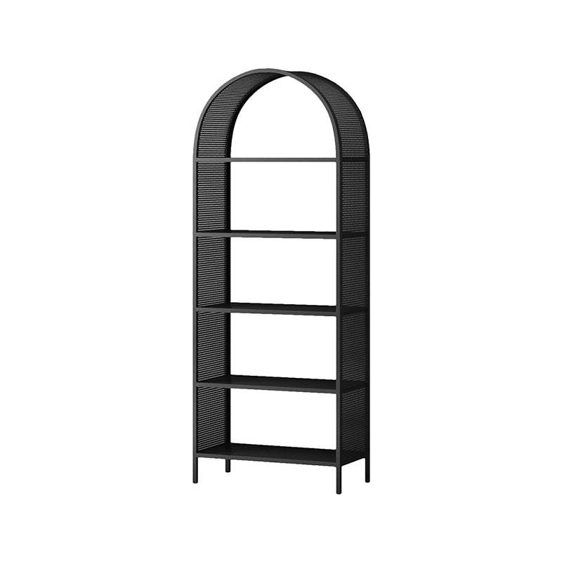 Metal Scandinavian Bookcase Standard Open Back Bookshelf with Shelves