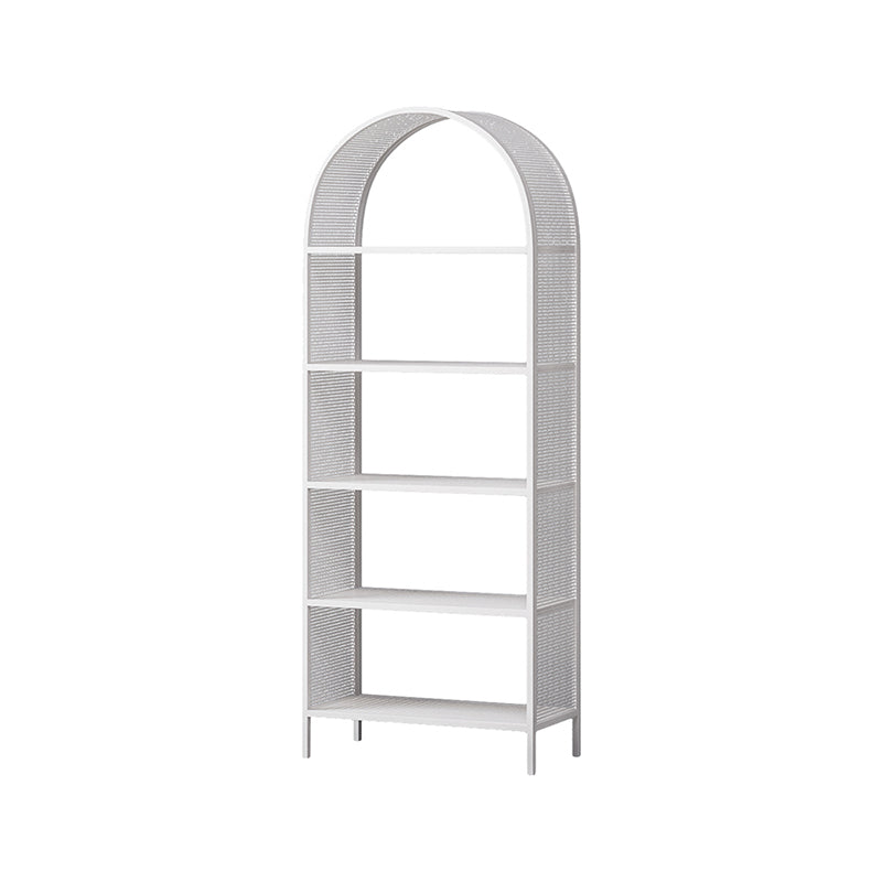 Metal Scandinavian Bookcase Standard Open Back Bookshelf with Shelves
