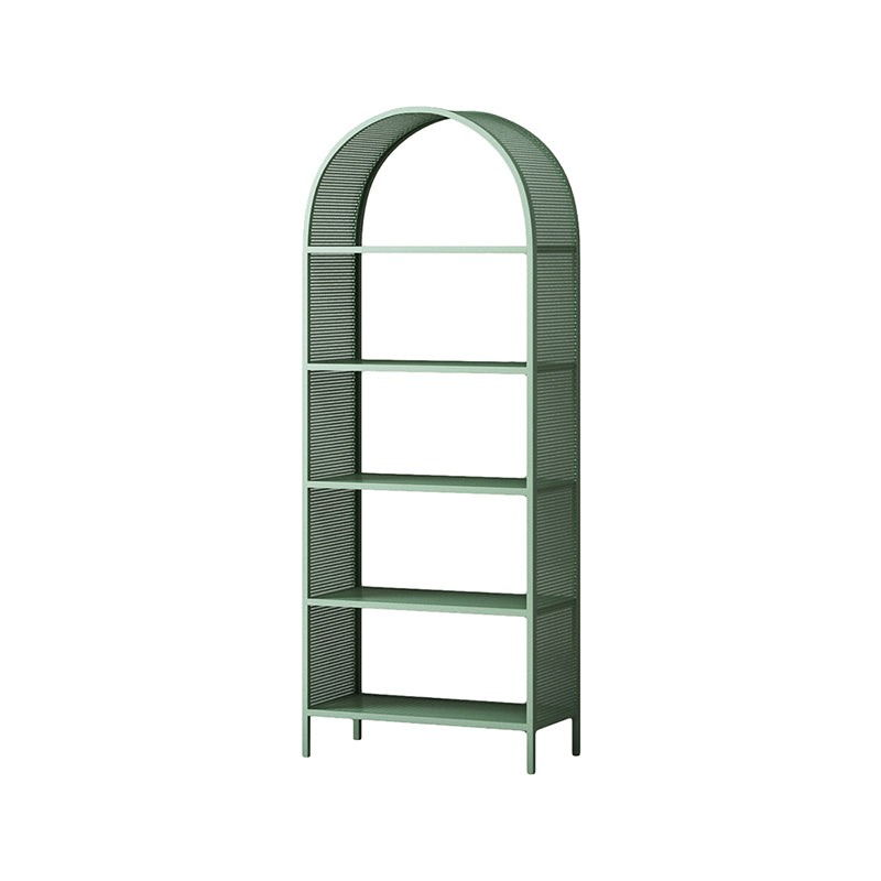 Metal Scandinavian Bookcase Standard Open Back Bookshelf with Shelves
