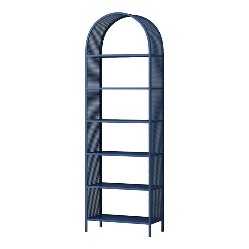 Metal Scandinavian Bookcase Standard Open Back Bookshelf with Shelves