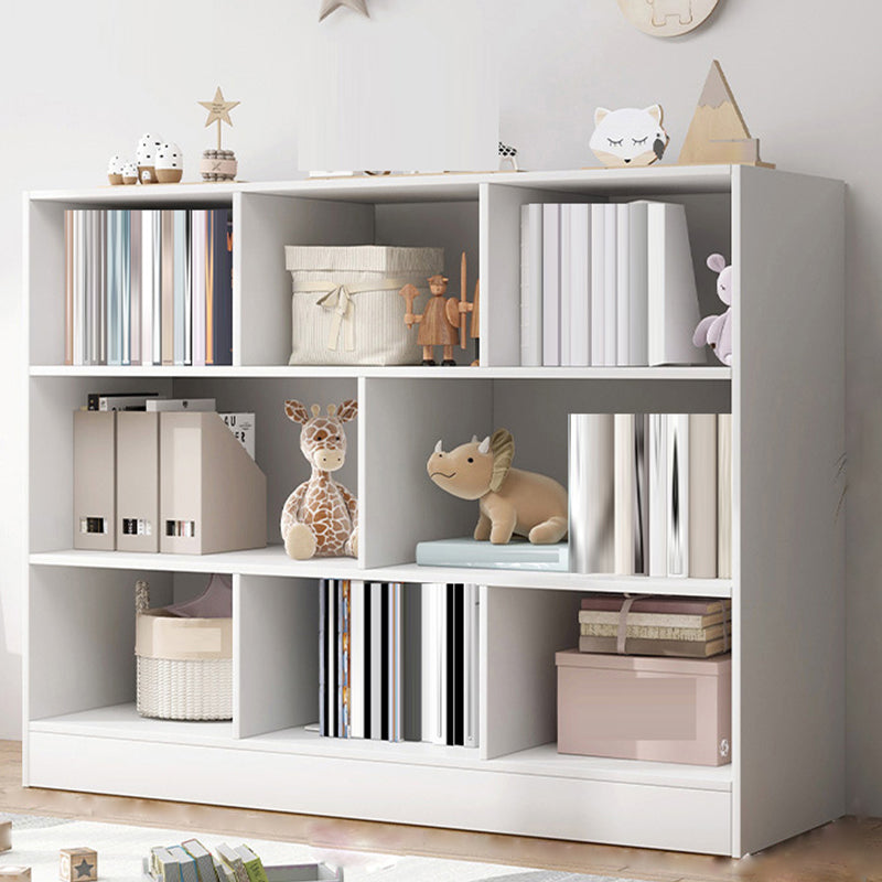 Scandinavian Engineered Wood Bookshelf Standard Bookcase with Shelves