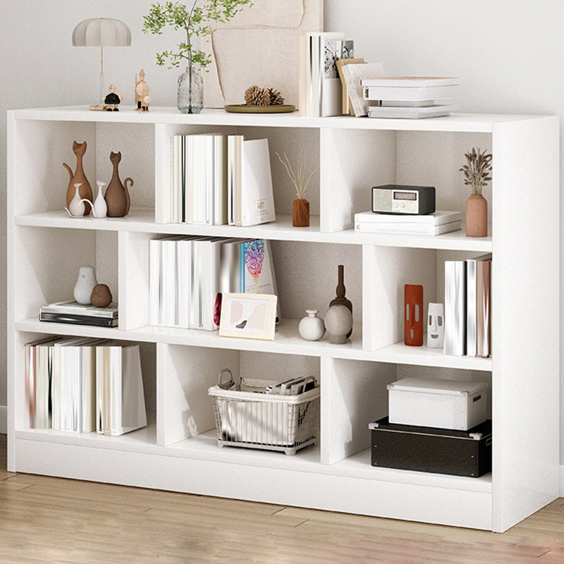 Scandinavian Engineered Wood Bookshelf Standard Bookcase with Shelves