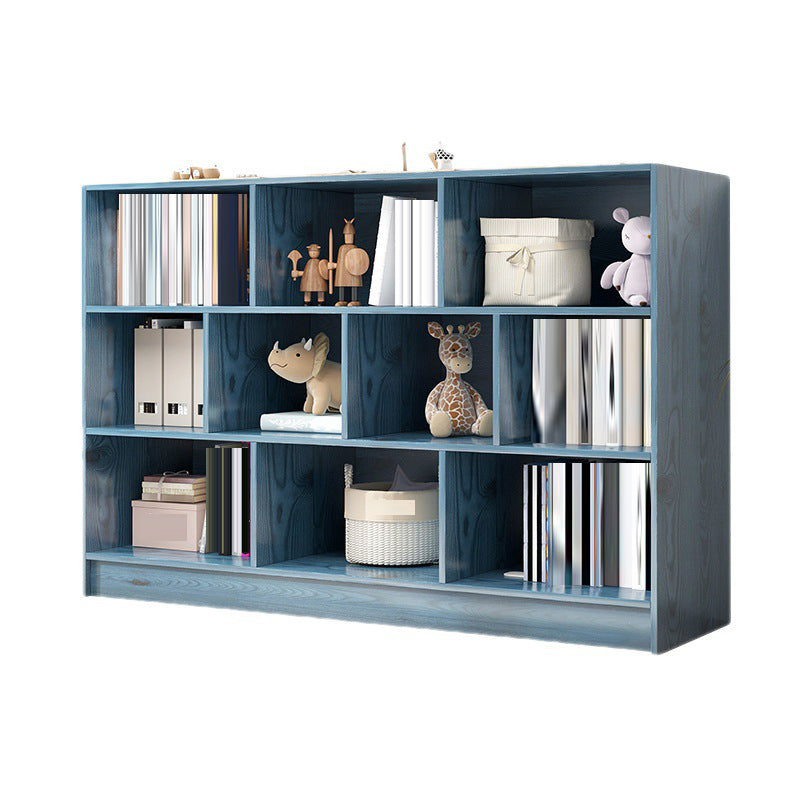 Scandinavian Engineered Wood Bookshelf Standard Bookcase with Shelves