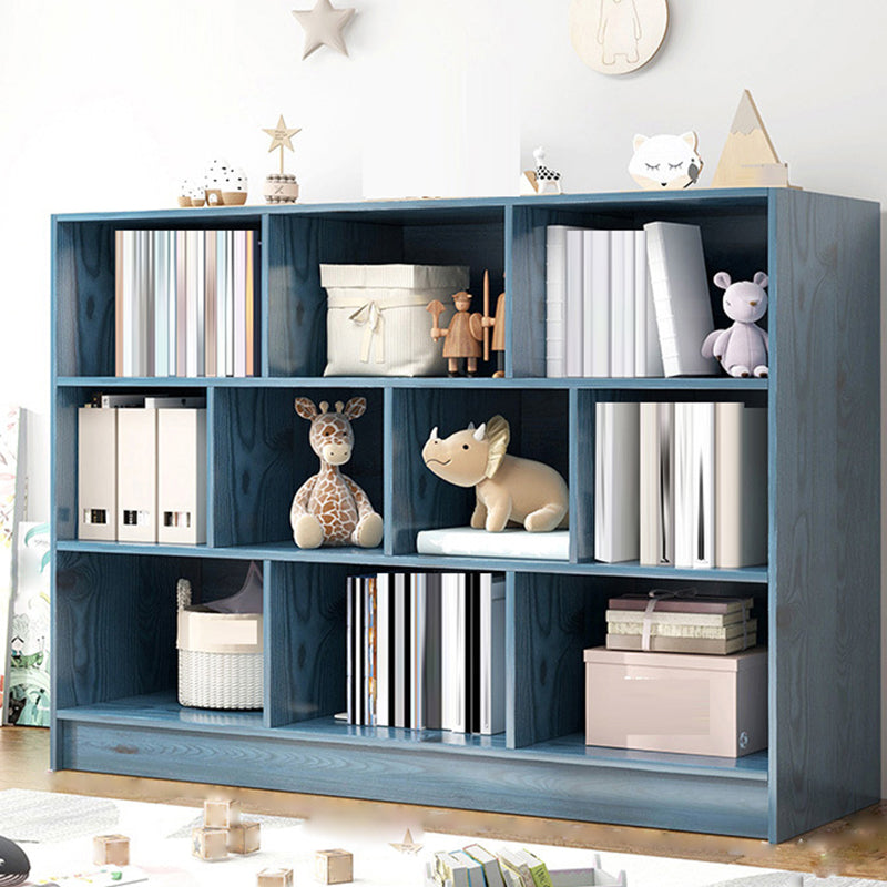 Scandinavian Engineered Wood Bookshelf Standard Bookcase with Shelves