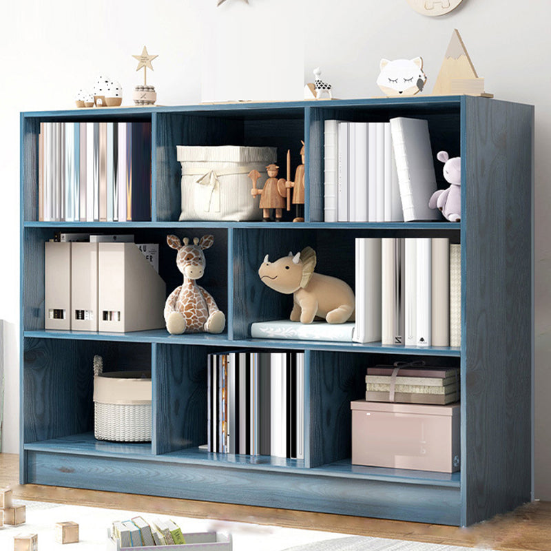 Scandinavian Engineered Wood Bookshelf Standard Bookcase with Shelves