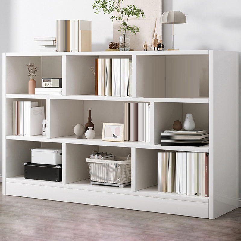Scandinavian Engineered Wood Bookshelf Standard Bookcase with Shelves