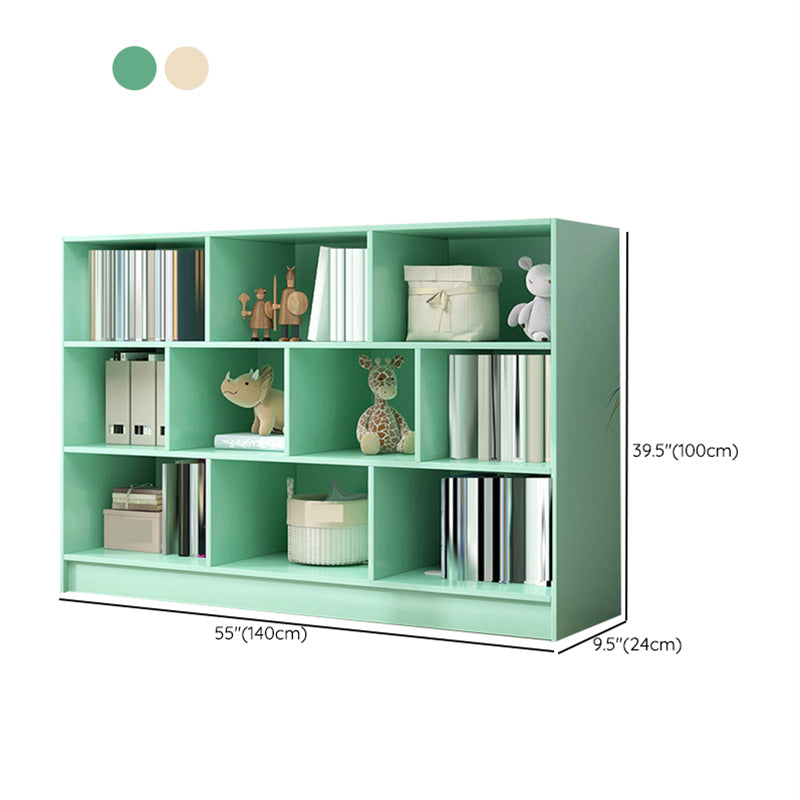 Scandinavian Engineered Wood Bookshelf Standard Bookcase with Shelves