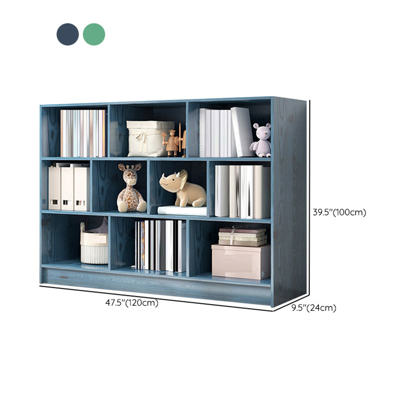 Scandinavian Engineered Wood Bookshelf Standard Bookcase with Shelves