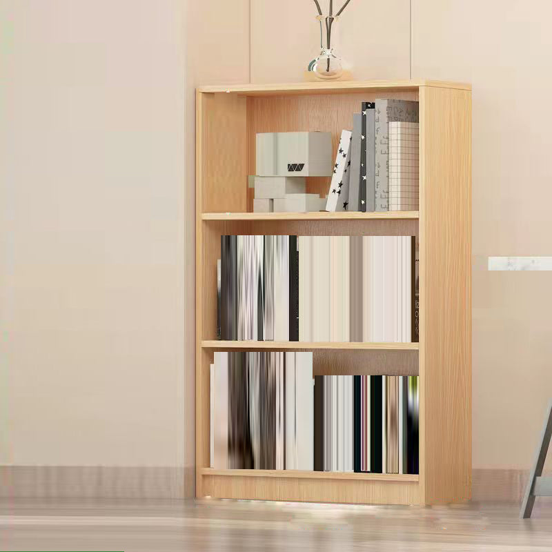 Modern Closed Back Standard Bookshelf Engineered Wood Bookcase