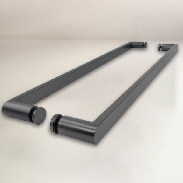 Simple In-line Shower Bath Door Glass and Metal Bathroom Shower Door