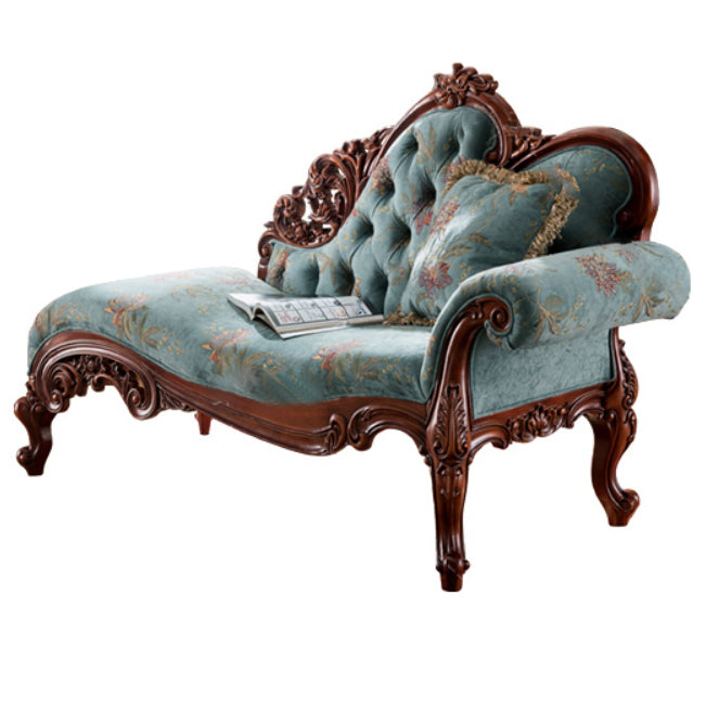 Traditional Chaise Lounge Couch Bedroom Living Room Chaise with Button Tufted