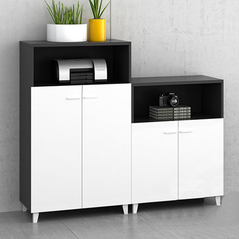 Contemporary File Cabinet Solid Wood Frame Lateral File Cabinet Office