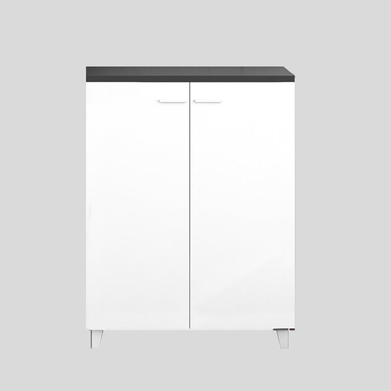 Contemporary File Cabinet Solid Wood Frame Lateral File Cabinet Office