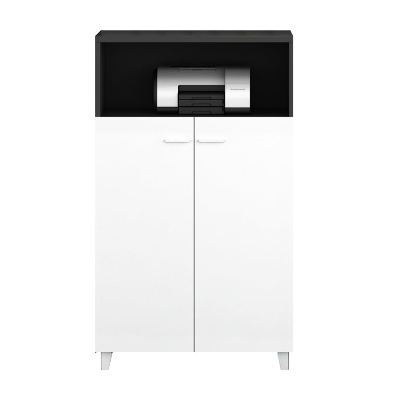 Contemporary File Cabinet Solid Wood Frame Lateral File Cabinet Office