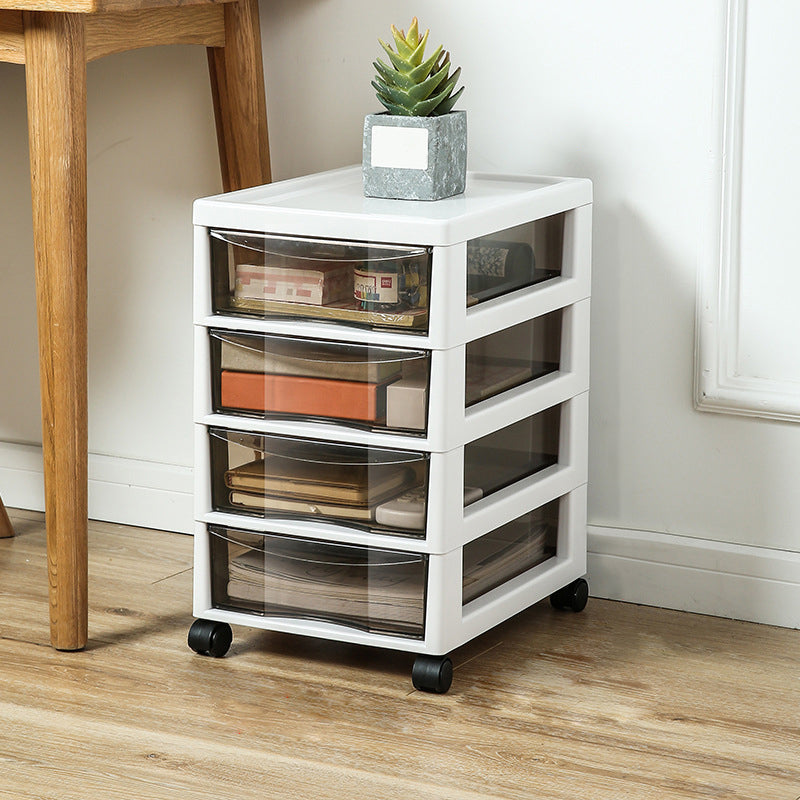 Modern Acrylic File Cabinet Plastic Acrylic File Cabinet with Wheels