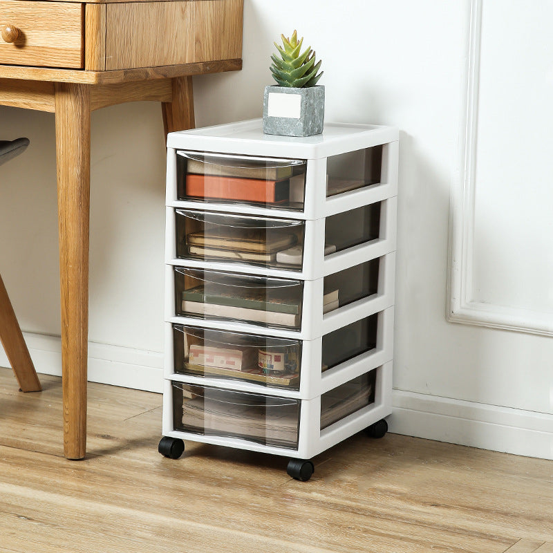Modern Acrylic File Cabinet Plastic Acrylic File Cabinet with Wheels