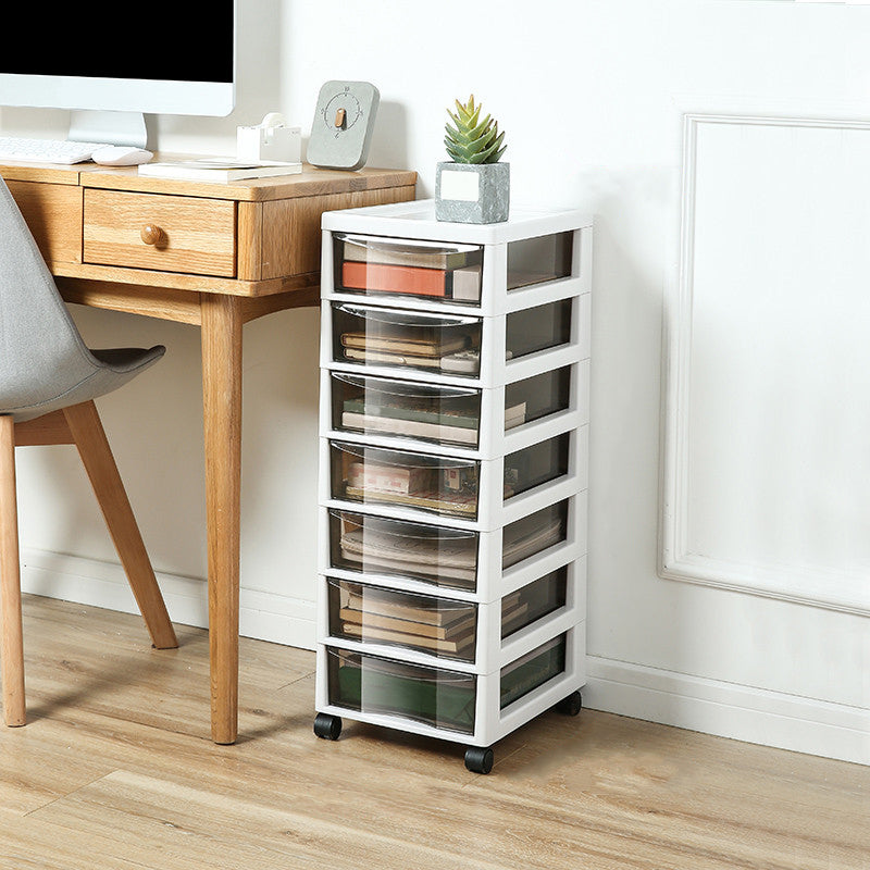 Modern Acrylic File Cabinet Plastic Acrylic File Cabinet with Wheels