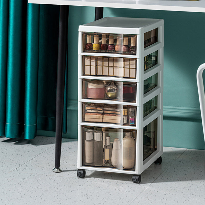 Modern Acrylic File Cabinet Plastic Acrylic File Cabinet with Wheels