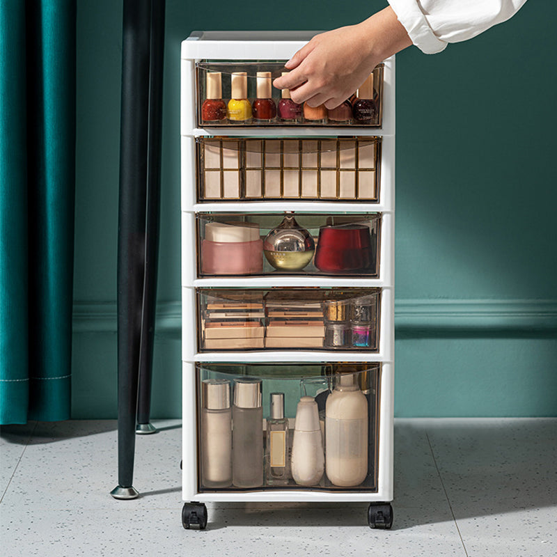 Modern Acrylic File Cabinet Plastic Acrylic File Cabinet with Wheels