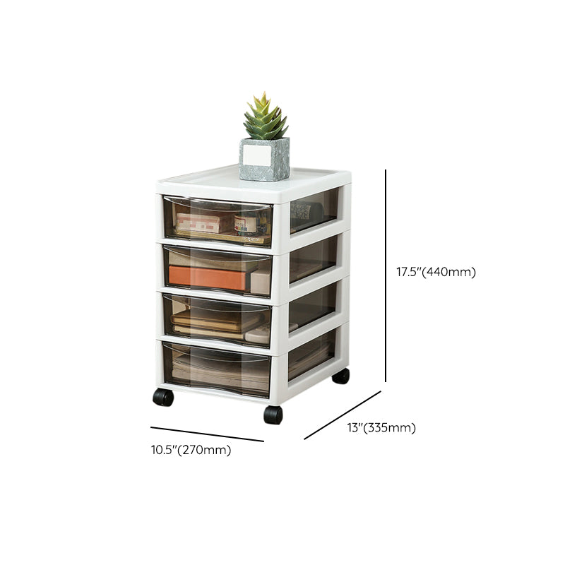 Modern Acrylic File Cabinet Plastic Acrylic File Cabinet with Wheels