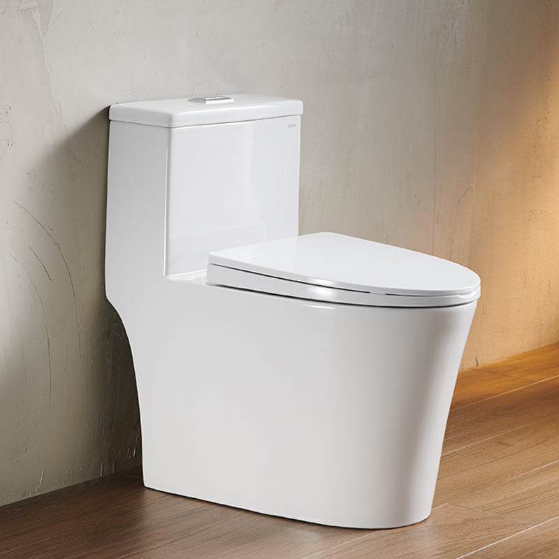 Traditional Toilet Bowl All-In-One Floor Mounted Siphon Jet Toilet