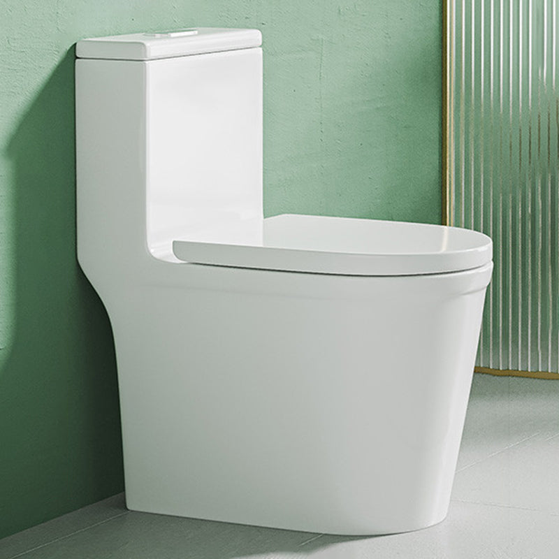 Traditional Toilet Bowl All-In-One Floor Mounted Siphon Jet Toilet