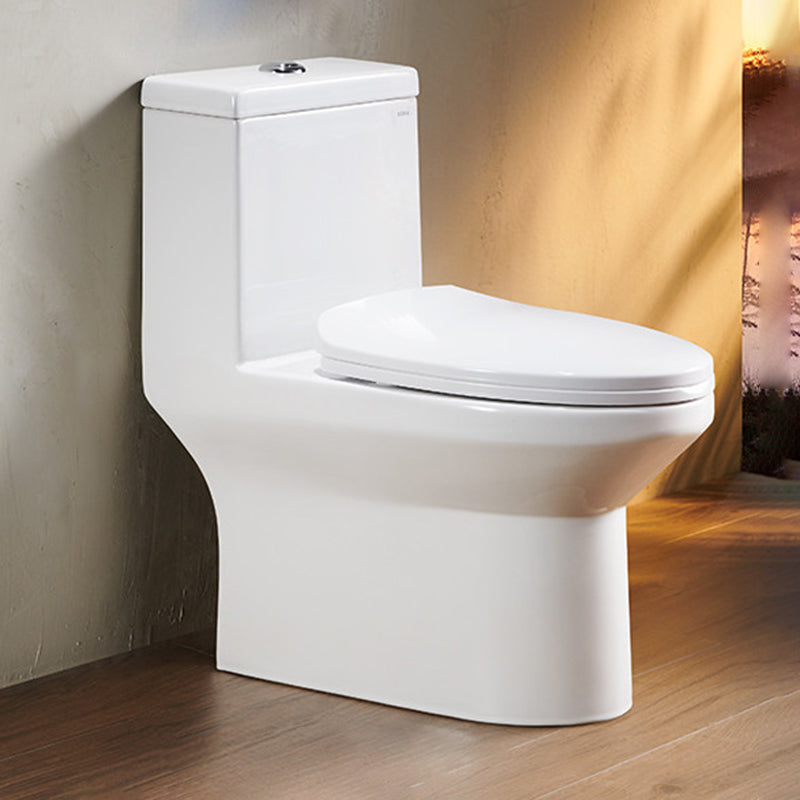 Traditional Toilet Bowl All-In-One Floor Mounted Siphon Jet Toilet