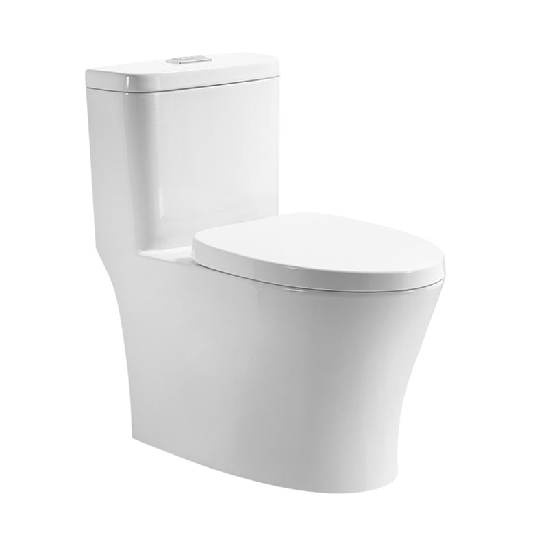 Traditional Toilet Bowl All-In-One Floor Mounted Siphon Jet Toilet