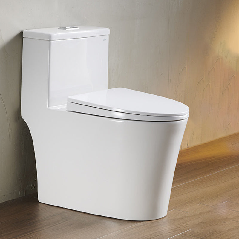 Traditional Toilet Bowl All-In-One Floor Mounted Siphon Jet Toilet