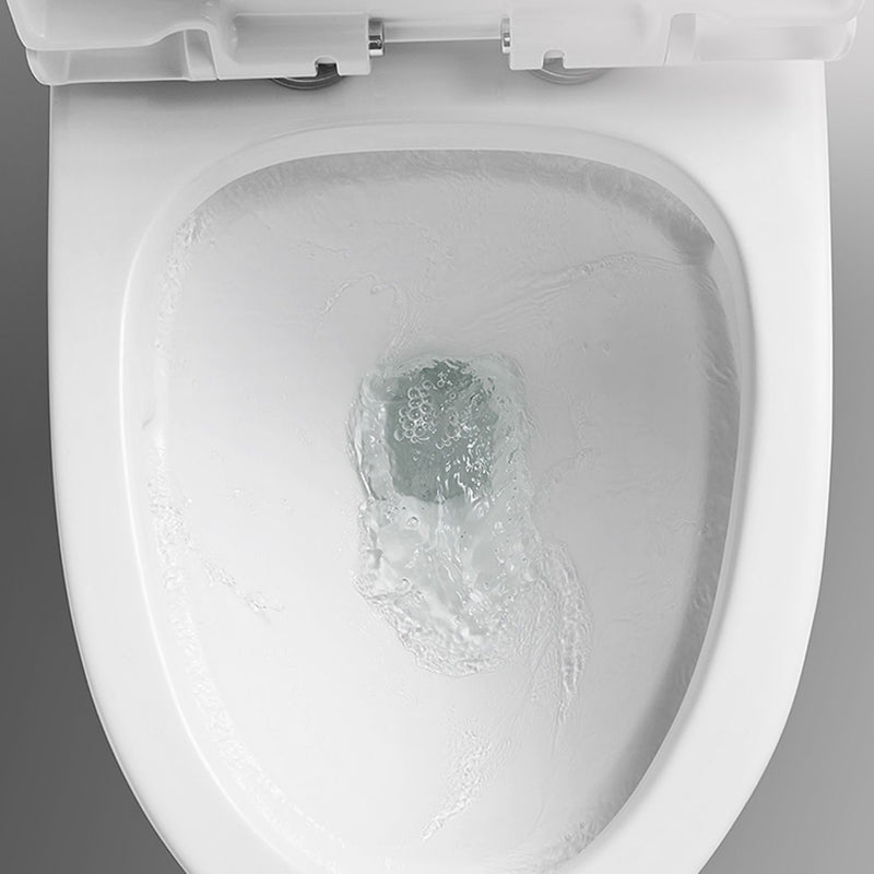 Traditional Toilet Bowl All-In-One Floor Mounted Siphon Jet Toilet