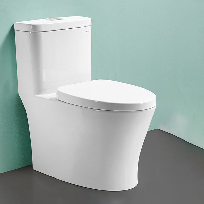 Traditional Toilet Bowl All-In-One Floor Mounted Siphon Jet Toilet