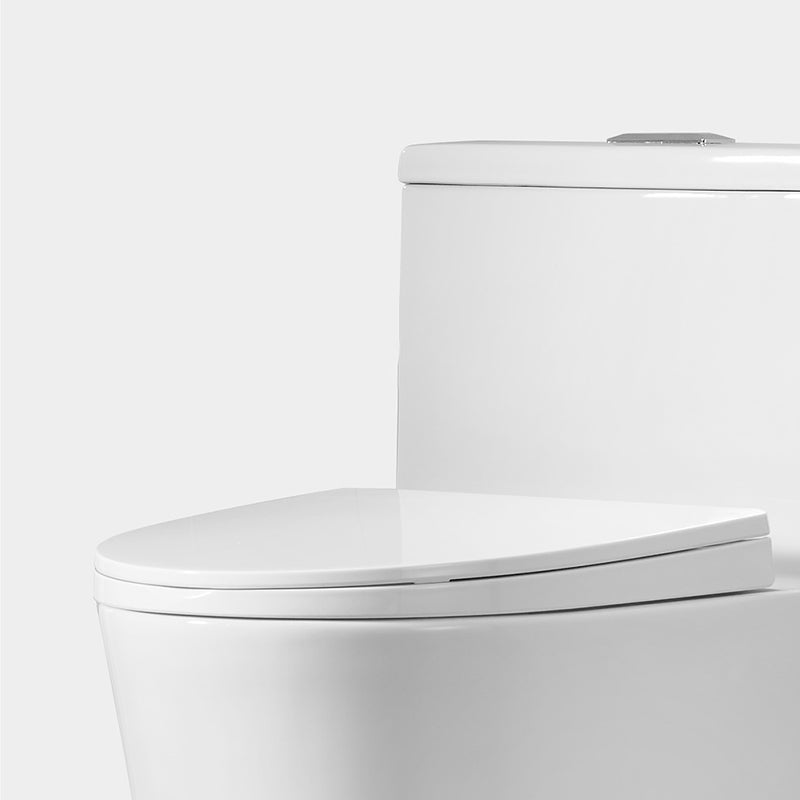 Traditional Toilet Bowl All-In-One Floor Mounted Siphon Jet Toilet