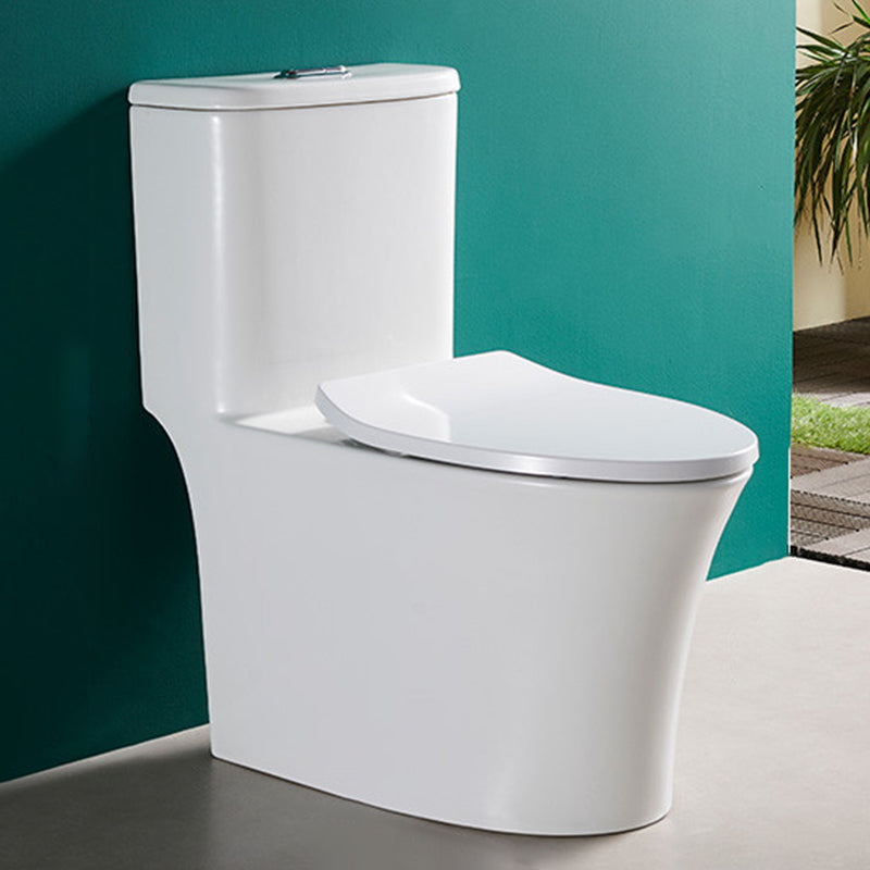 Traditional Toilet Bowl All-In-One Floor Mounted Siphon Jet Toilet